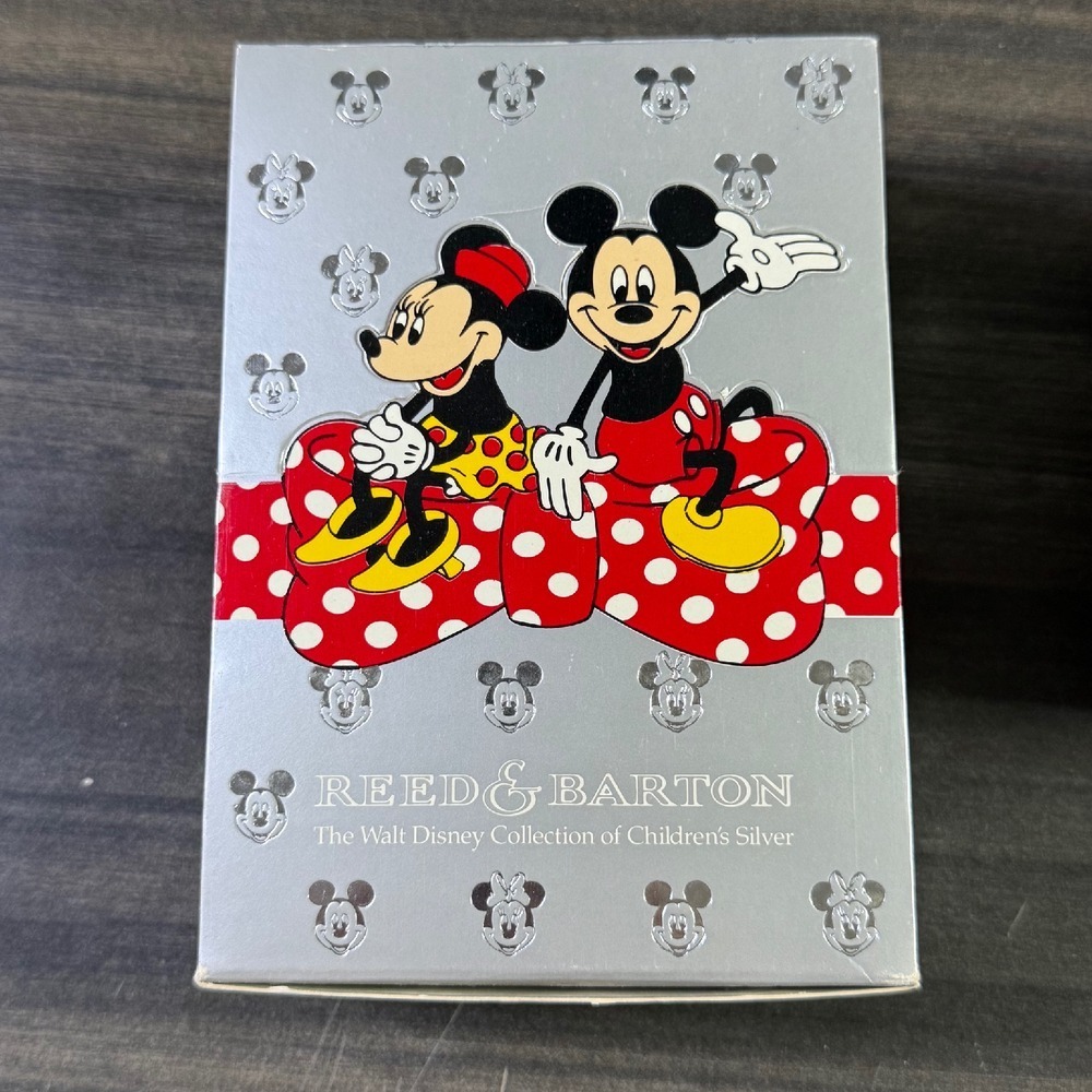Reed & Barton‎ Silverplate Brush Comb Set Disney Mickey Minnie Mouse Kids